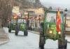 Los agricultores han protestado en Toledo Agricultores tractorada
