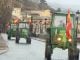 Los agricultores han protestado en Toledo Agricultores tractorada