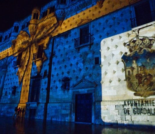 El videomapping de Guadalajara se podrá ver hasta el domingo.