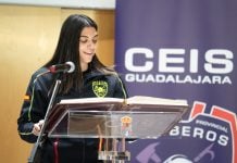 Primera mujer bombero de Guadalajara.