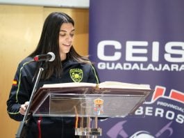 Primera mujer bombero de Guadalajara.