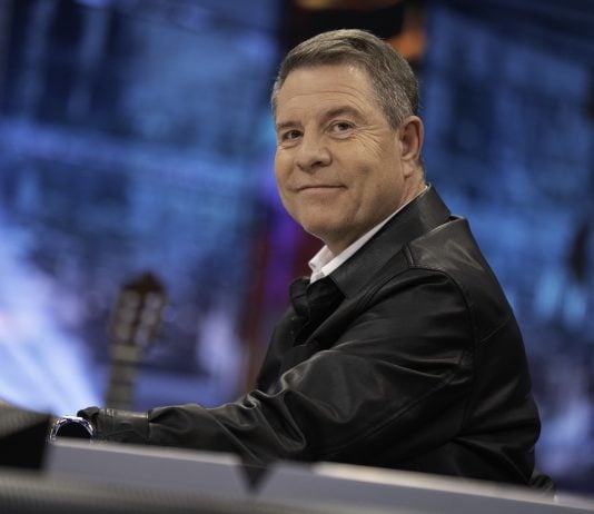 García-Page en El Hormiguero el 18 de febrero de 2026.