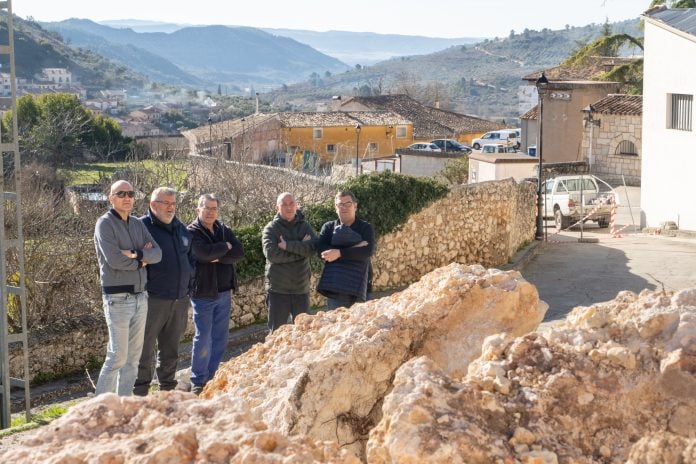 Las obras de urgencia en Pastrana las ha ejecutado la Diputación.