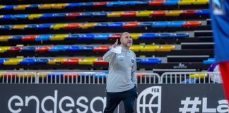 Chus Mateo, en el Multiusos de Guadalajara en febrero de 2026.