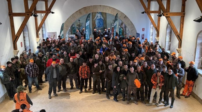 Montería solidaria en Guadalajara: 180 personas unidas por la caza familiar y el relevo generacional Participantes en la montería solidaria de Solanillos.