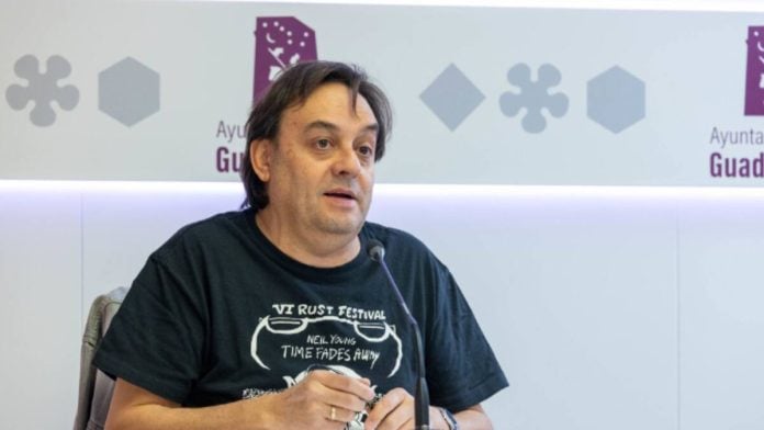 Jordi Badel, en la presentación de una edición del Festival Panorámico.