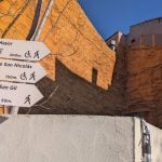 EL PASEANTE / Los solares como recurso turístico de Guadalajara Uno de los nuevos postes turísticos de Guadalajara. (Foto: La Crónic@)