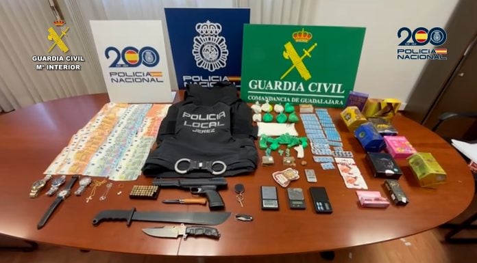 Menos viagra y menos cocaína en el Corredor del Henares: desarticulada una red criminal con 8 detenidos Material intervenido durante esta operación.
