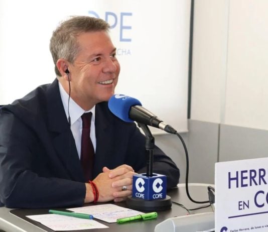 Page empieza la semana en Palazuelos Page en la Cope