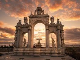 Fontana del Gigante, en Nápoles. (Foto: La Crónica / IA Google)