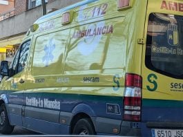 Ambulancia en Guadalajara, en marzo de 2026. (Foto: La Crónic@)