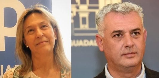 Ana Guarinos y José Luis Vega en los inicios de sus mandatos y en sendas fotografías de LA CRÓNICA.