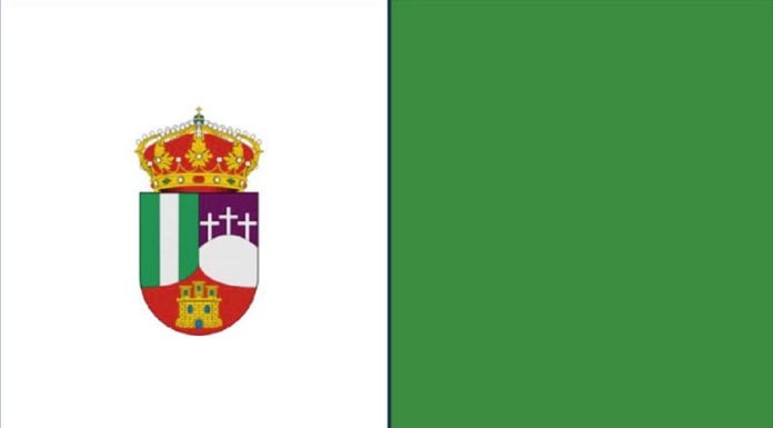 El Casar estrena bandera, aprobada en Toledo Bandera de El Casar.