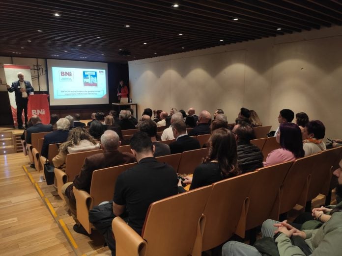 Un momento del encuentro empresarial de BNI en Torija.