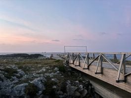 La pasarela de El Bocal, después de la tragedia. (Foto: H.H. / La Crónic@)