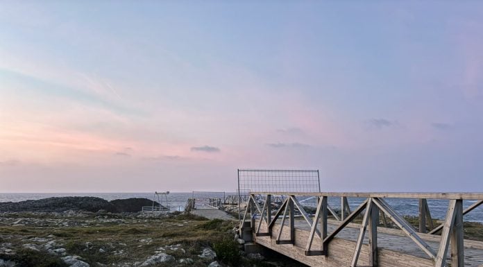 La pasarela de El Bocal, después de la tragedia. (Foto: H.H. / La Crónic@)