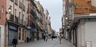 Calle Mayor de Guadalajara en la mañana del 3 de marzo de 2026. (Foto: La Crónic@)
