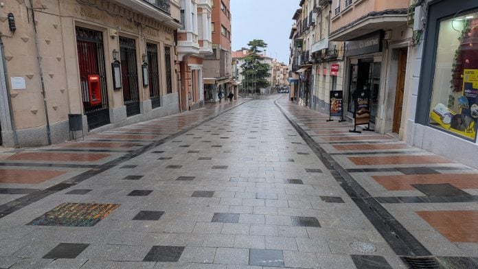 Calle Mayor de Guadalajara el 8 de marzo de 2026. (Foto: La Crónic@)