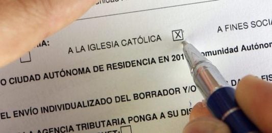 2 de cada 3 guadalajareños no marcan la casilla de la Iglesia en la Declaración de la Renta Casilla de la Renta para la Iglesia