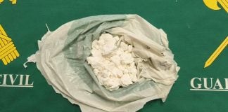 Droga en Sigüenza Cocaína en roca decomisada en Sigüenza. (Foto: Guardia Civil)