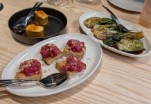 Comida en un restaurante