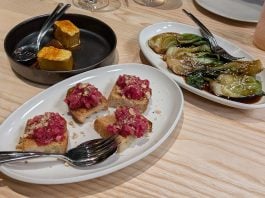 Comida en un restaurante