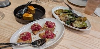 Comida en un restaurante