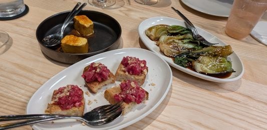 Comida en un restaurante