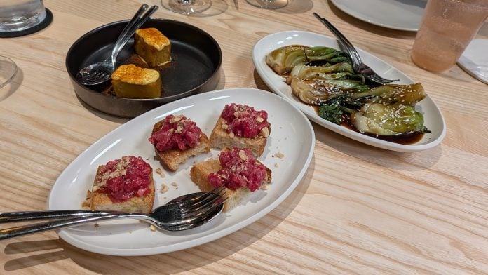 Comida en un restaurante