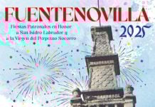 Cartel de las fiestas patronales de Fuentenovilla de 2025.