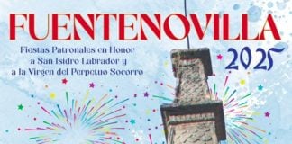 Cartel de las fiestas patronales de Fuentenovilla de 2025.