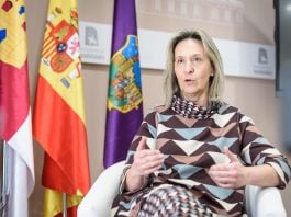 Guarinos, durante la entrevista.