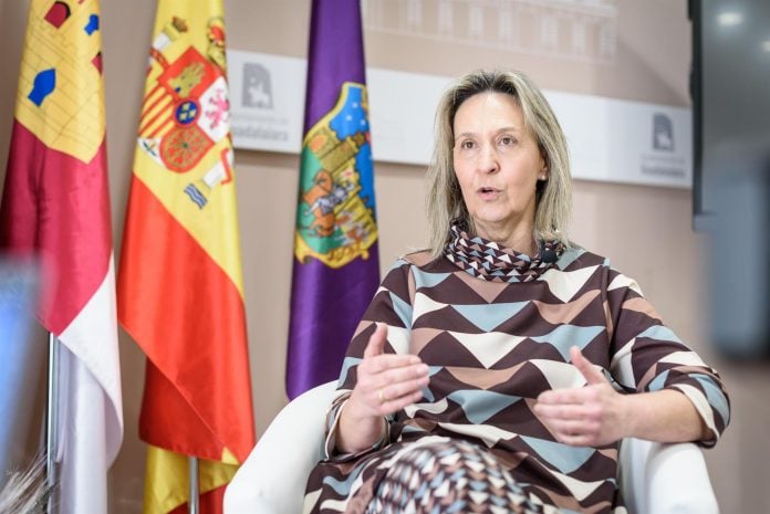 Guarinos, durante la entrevista.