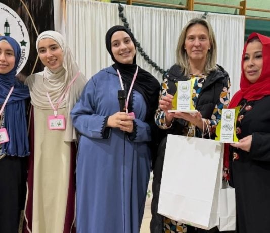 Guarinos, con la comunidad musulmana de Guadalajara en marzo de 2026.