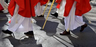 Un detalle de la Procesión del Domingo de Ramos de Guadalajara.