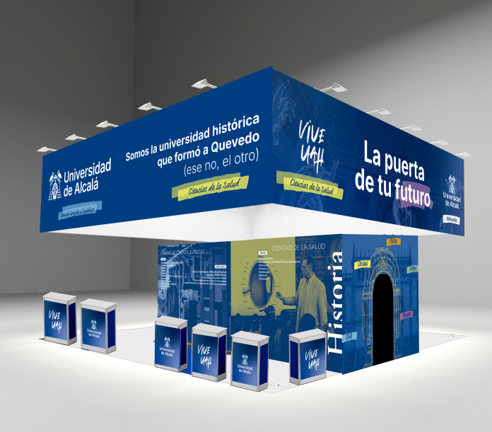 Stand de la Universidad de Alcalá en AULA 2026.
