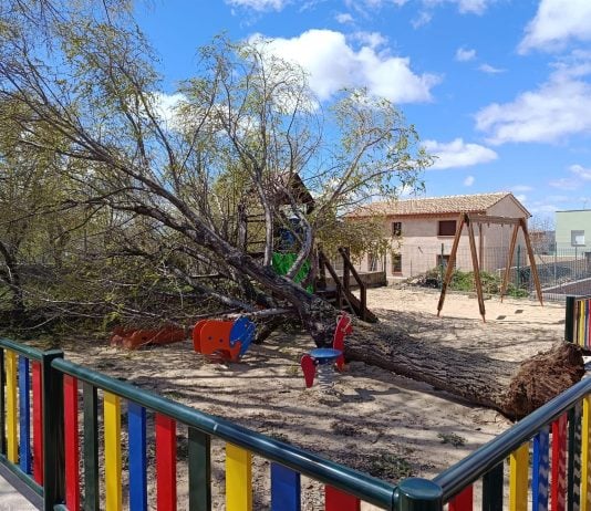 La fotografía refleja bien a las claras las consecuencias de lo que pudo ocurrir este Domingo de Ramos en Castilforte.