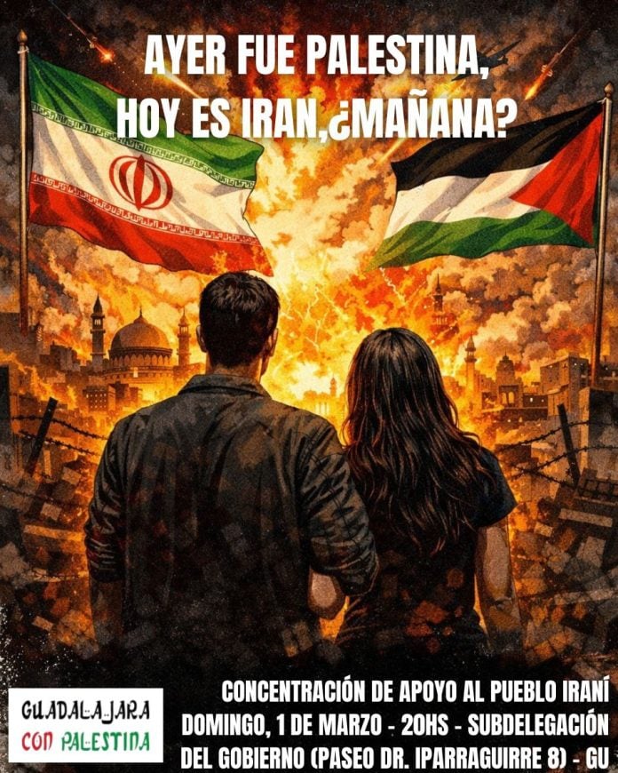 Concentración Trump Irán