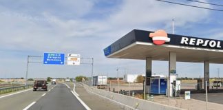 Gasolinera de Repsol en la A-2 a la altura de Ledanca. (Foto: Google Maps)
