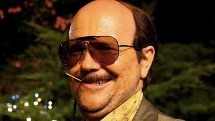 Santiago Segura caracterizado como Torrente.