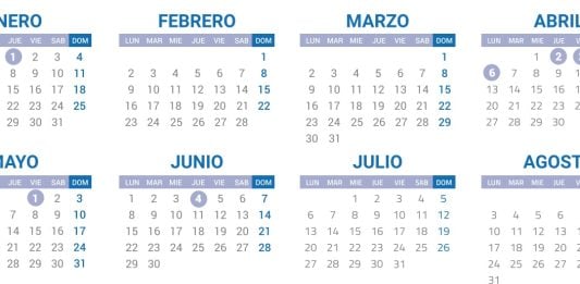 ¿Aún no sabes si el Lunes de Pascua tienes que trabajar? Extracto del calendario laboral editado por CEOE Guadalajara para 2026, que despeja cualquier duda.