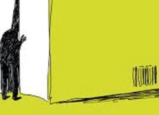 El jurado no pudo esconder la cabeza como sí hacía el personaje de la ilustración original.