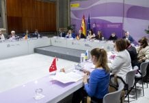 Hoy reparte el Gobierno 180 millones contra la violencia machista Conferencia Sectorial de Igualdad, en 2024.