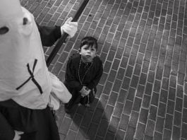 Traslado del Cristo de la Expiración en la Semana Santa de 2026. (Foto: Nacho Izquierdo)