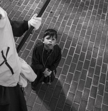 Traslado del Cristo de la Expiración en la Semana Santa de 2026. (Foto: Nacho Izquierdo)