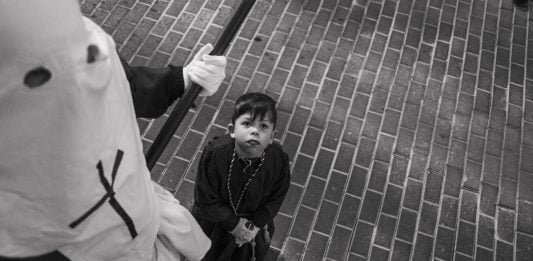 Traslado del Cristo de la Expiración en la Semana Santa de 2026. (Foto: Nacho Izquierdo)