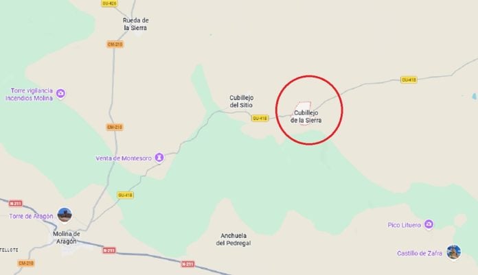 Localización de Cubillejo de la Sierra.