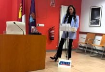 Gema Cañones jura un nuevo cargo, como alcaldesa de Quer Gema Cañones, en su nuevo cargo.