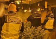 Operación policial en el Parque de las Castillas en abril de 2026.