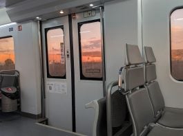 Tren de Cercanías de la línea C-2 entre Madrid y Guadalajara en abril de 2026. (Foto: La Crónic@)